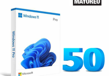 Paquete 50 Licencias Windows 11 Pro Digital Key