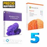 Bundle 5 Licencias Windows 11 Pro Workstation + Office 365 Personal